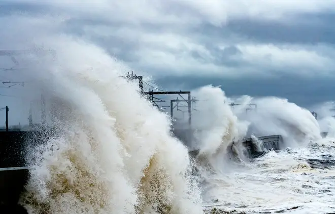 There's a risk of flooding in the UK due to Storm Babet