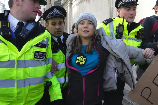 Greta Thunberg has been charged after her arrest in central London