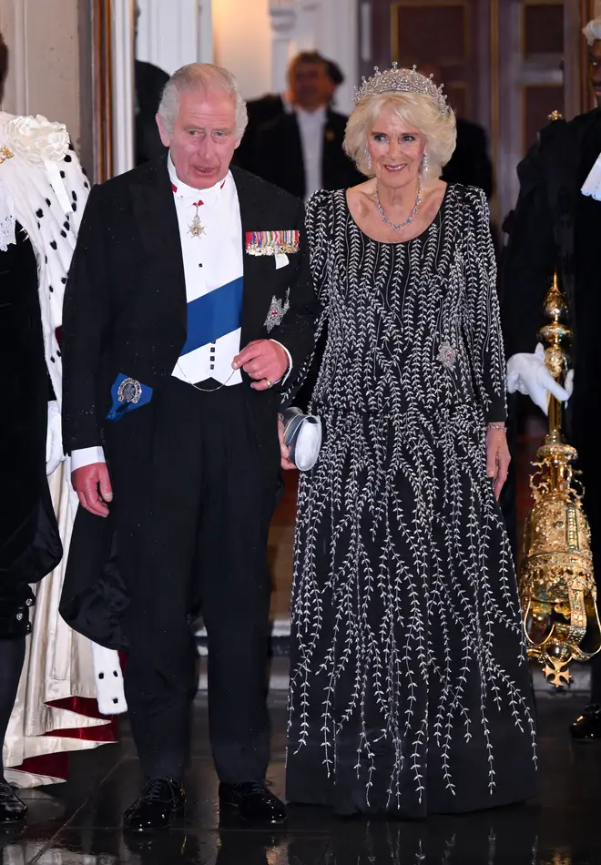 King Charles and Queen Camilla at Mansion House
