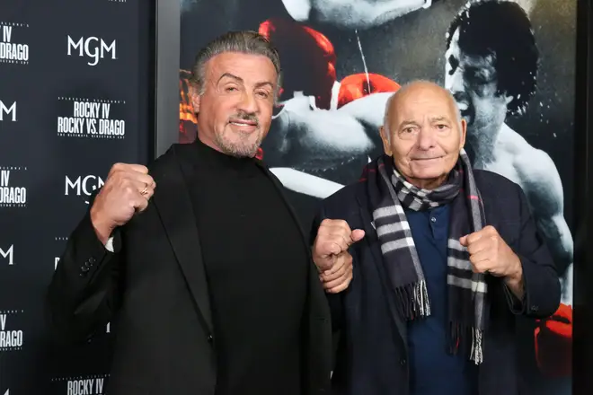 Sylvester Stallone and Burt Young were pictured together in 2021 at a screening event.