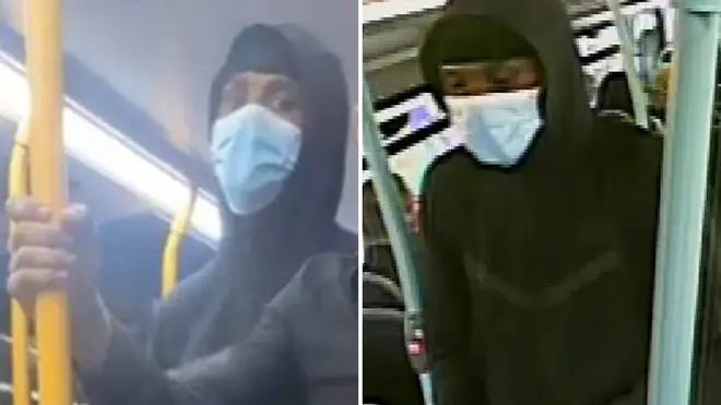The Met Police released images of the man they are trying to trace