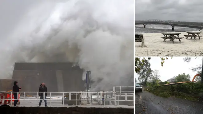 Storm Babet has begun battering parts of Britain