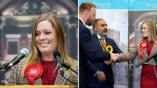 Labour's Sarah Edwards won the Tamworth by-election