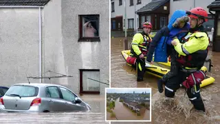 Residents trapped in flood-ravaged Brechin as Storm Babet hit