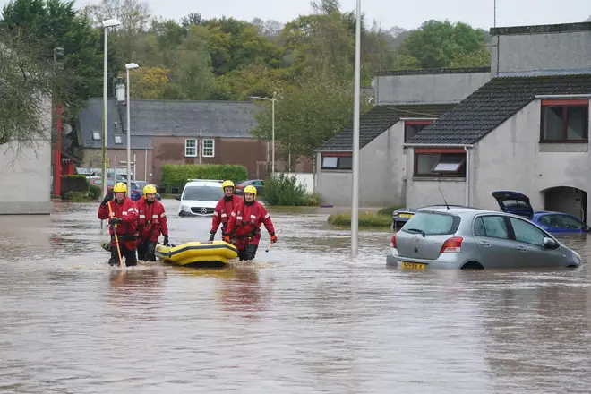 Rescuers battle to save residents in Brechin