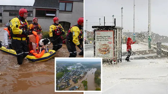 A second person has died in storm Babet and new 'danger to life' weather warnings have been issued