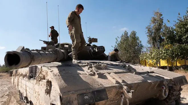 Israel has massed troops to enter Gaza