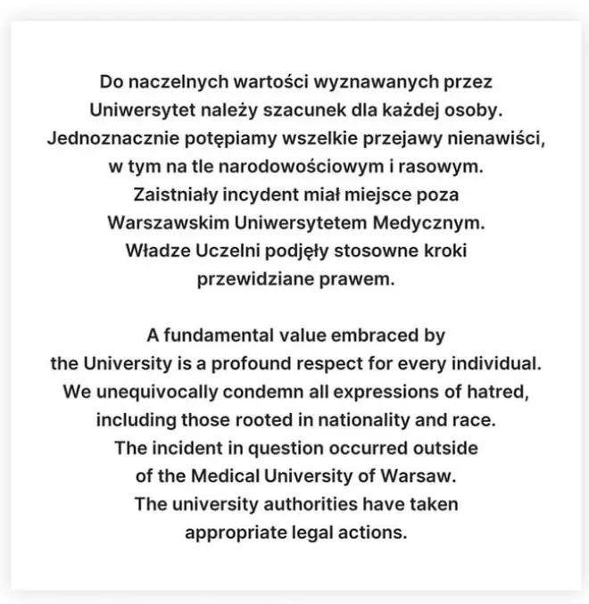 The university issued a statement saying it is taking legal action