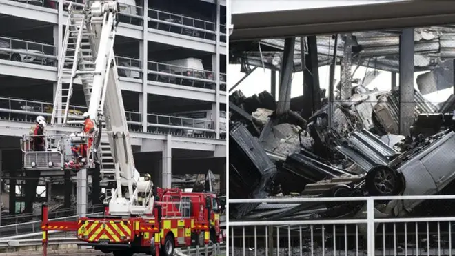Police have arrested a man in connection with the Luton Airport fire