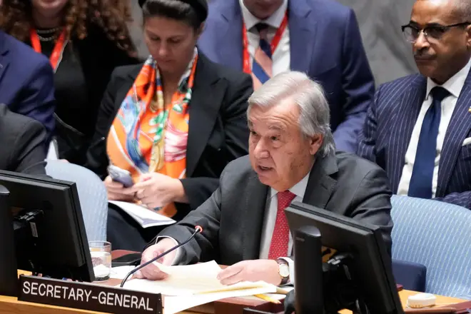 Antonio Guterres has faced calls to resign as United Nations Secretary-General.