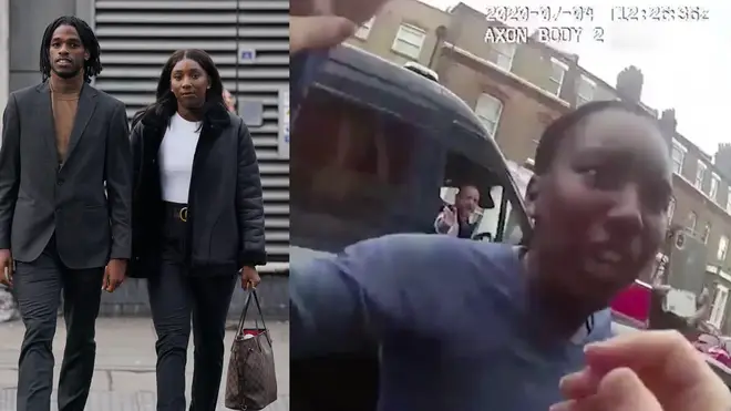 Two Met Police officers are sacked after being found guilty of gross misconduct over stop and search of black athletes Bianca Williams and her partner Ricardo Dos Santos