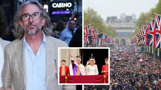 Steve Coogan has said that royal fans are 'flag waving... idiots'