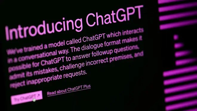 The Chat GPT website