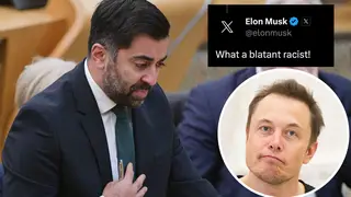 Elon Musk has accused Scotland's First Minister of racism in a comment on his X platform.