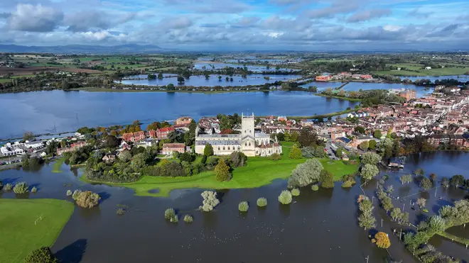 Flooding In Tewkesbury As The River Severn Remains High