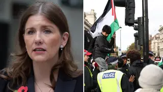 Michelle Donelan said police need to enforce the law at Palestine protests