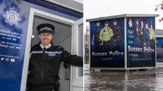 Sussex Police opened the 'pod' on Monday.