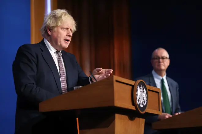 Boris Johnson regularly appeared alongside Sir Patrick Vallance during the pandemic