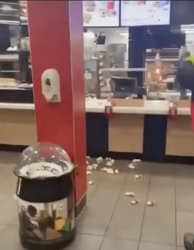 A McDonald's branch in Small Heath appears to be targeted.