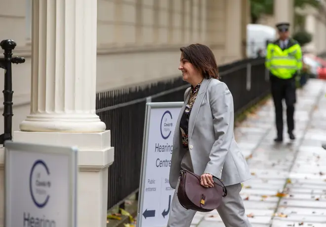 Helen MacNamara appearing at the Covid Inquiry