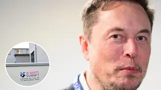 Elon Musk at the summit
