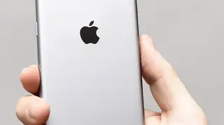 An Apple phone