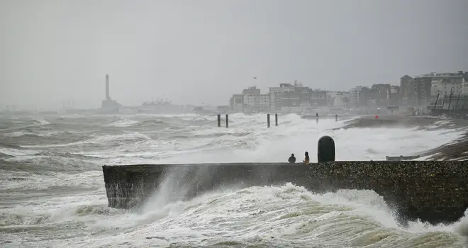 Yellow and amber warnings have been issued across the UK ahead of the storm's arrival.