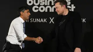 Rishi Sunak and Elon Musk