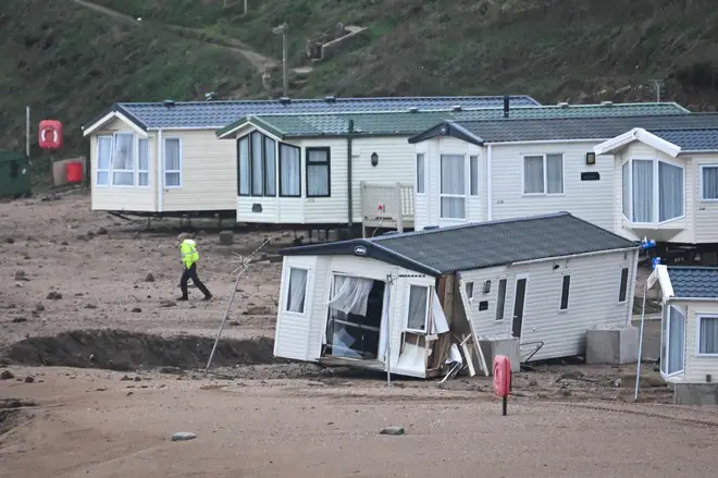 The storm battered much of the UK.