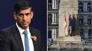 Holding a pro-Palestine protest on Armistice Day would be "provocative and disrespectful", the Prime Minister has said.