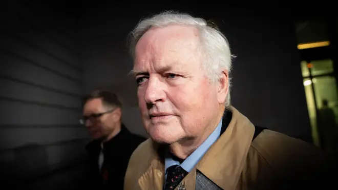 Conservative MP Bob Stewart leaves Westminster Magistrates' Court in central London