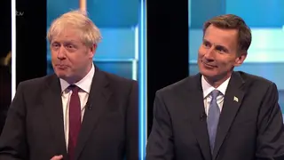 Boris Johnson faced off against Jeremy Hunt