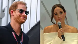 Prince Harry and Meghan Markle flew in a private jet