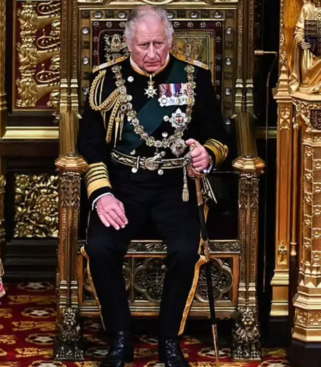 Charles at the State Opening of Parliament