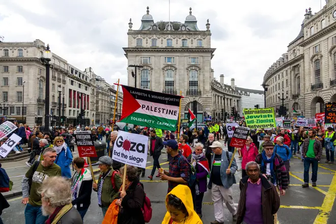 A pro-Palestine protest has been planned for Armistice Weekend