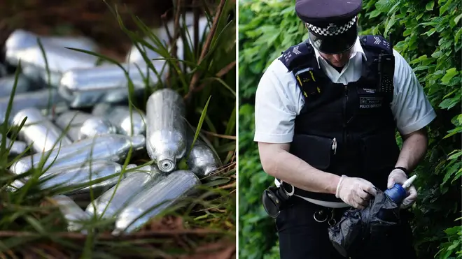 Possession of nitrous oxide will be a criminal offence from today.