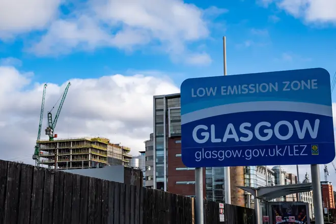 Low Emission Zone (LEZ) in Glasgow City Centre