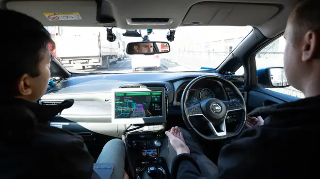 An autonomous vehicle trial
