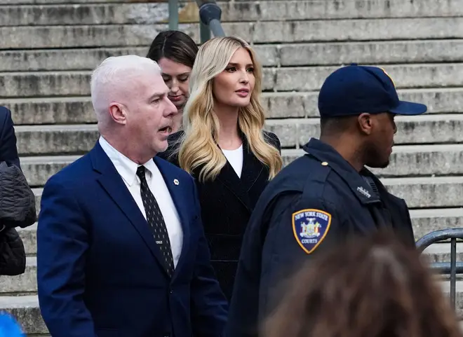 Ivanka Trump testified at the fraud trial against her father on Wednesday.