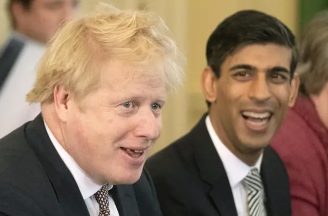 Boris Johnson and Rishi Sunak