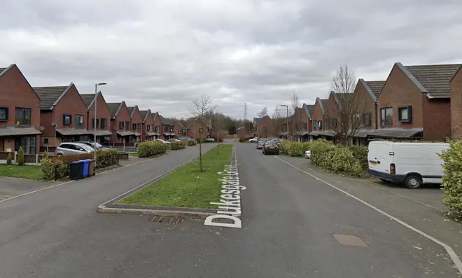 Police were called to Salford on Friday morning after a woman was found with a stab wound.