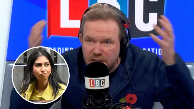 James O'Brien discusses Suella Braverman's 'destructionist' leadership style with a caller