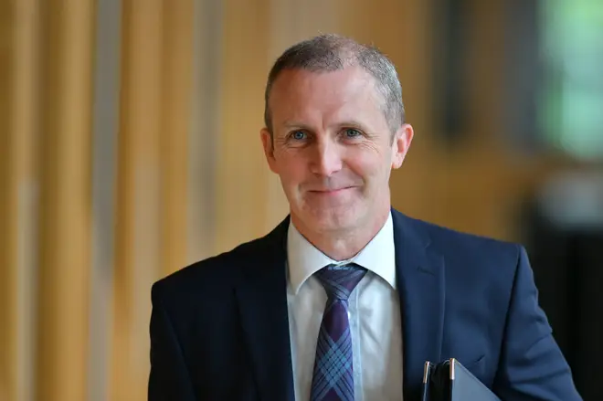 Michael Matheson at The Scottish Parliament