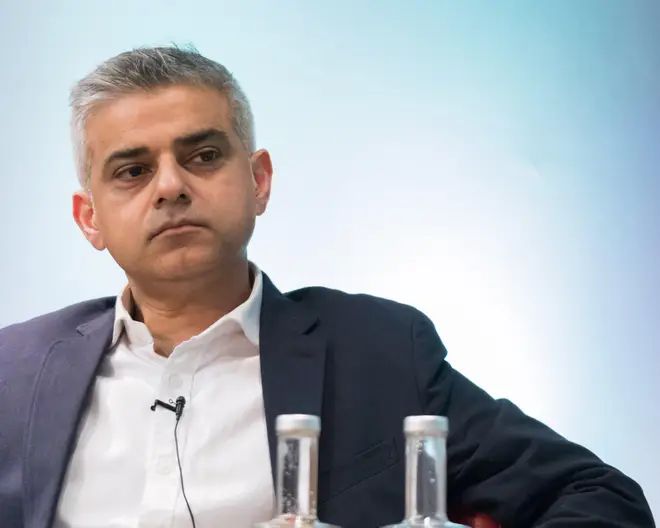Sadiq Khan's office said the material was being 'circulated and amplified by a far-right group'.