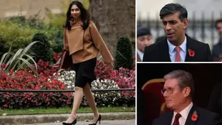 Rishi Sunak is facing renewed calls to sack Suella Braverman with Sir Keir Starmer accusing the Home Secretary of sewing "hatred and distrust".