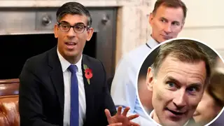 Rishi Sunak and Jeremy Hunt are mulling a pre-Christmas tax giveaway after better-than-expected finances created headway in the public purse.