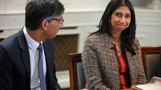 Suella Braverman was sacked as Home Secretary following chaotic scenes in London over the weekend