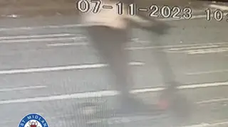 Police issued CCTV of a person riding an e-scooter in the area at the time