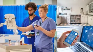 The NHS is utilising artificial intelligence to track people's eating and drinking habits at home through sensors on kettles and fridges.