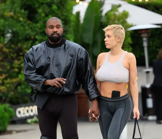 Kanye West and Bianca Censori in LA in May